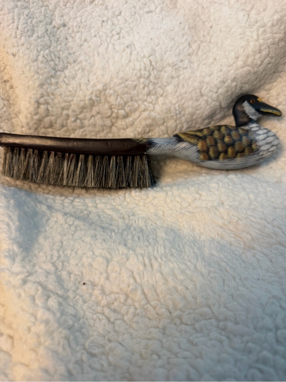 Vintage Mid-Century Duck Handle Boot Brush - Picture 3 of 12